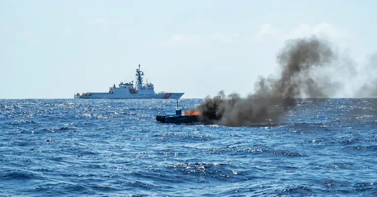 ক্যারিবিয়ান সাগরে মাদকবাহী নৌকা